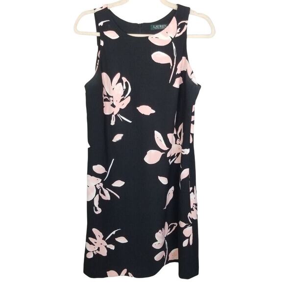 Lauren Ralph Lauren Dresses & Skirts - Lauren Ralph Lauren Womens Floral A-Line Dress Size 8 Wedding Guest Career Corp